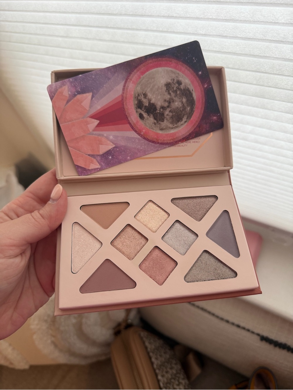 AETHER ROSE QUARTZ CRYSTAL EYESHADOW PALETTE
